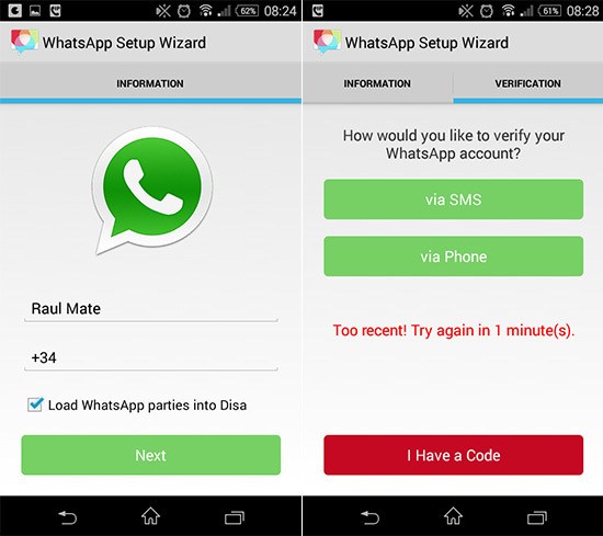 como-tener-dos-whatsapp-disa-setup-wizard